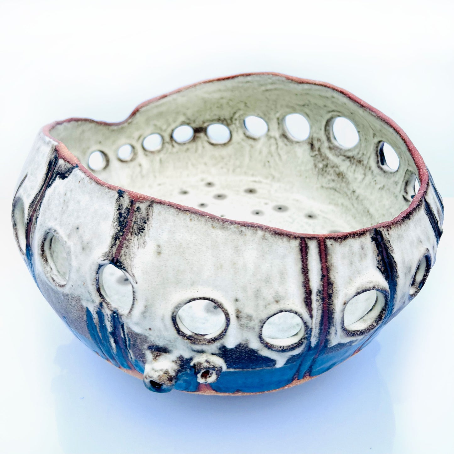 SOLD Giant Rockpool Bowl with raw trim